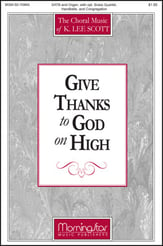 Give Thanks to God on High SATB choral sheet music cover